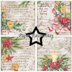 LS BESKRIVELSE Papirblok PF714 Spirit of Christmas 30,5x30,5cm Paper Favourites BESTILLINGSVARE