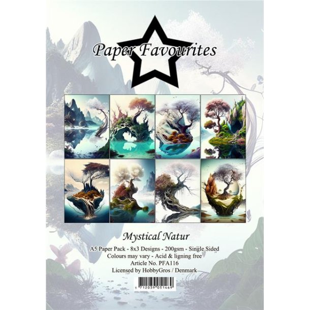 Paper Favourites Paper Pack "Mystical Natur" PFA116 A5