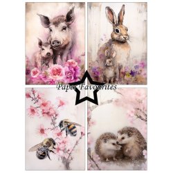LS BEMRKNINGER Papirblok PFA580 Wildlife A6 Paper Favourites BESTILLINGSVARE