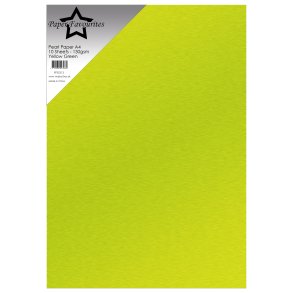 Pearl Paper A4 Yellow Green 130g 10stk