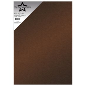 Pearl Paper A4 Dark Brown 240g 10stk