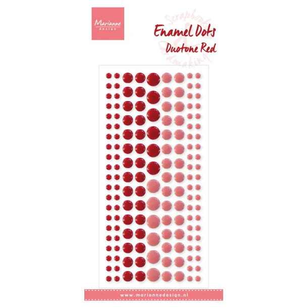 Marianne Design Enamel Dots "Duotone Red" PL4521