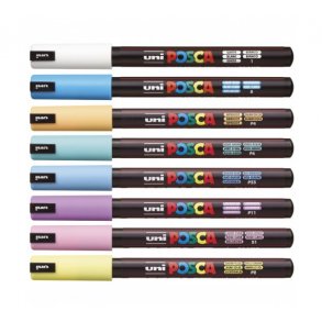 Posca PC-1MR Pastelfarver - St med 8 stk