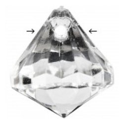 Prisme, 17x16 mm, 1,2 mm - 43 stk. 