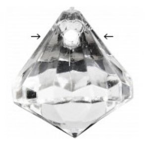 Prisme, 17x16 mm, 1,2 mm - 43 stk. 