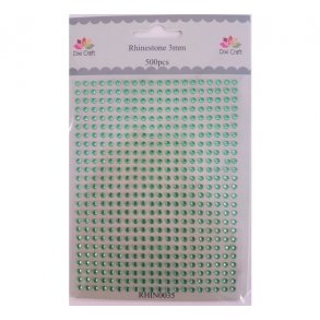 Rhinsten 3mm 500stk limegrn rhin0035