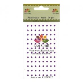 Rhinsten 3mm 96stk lilla RHIN0022 xxx