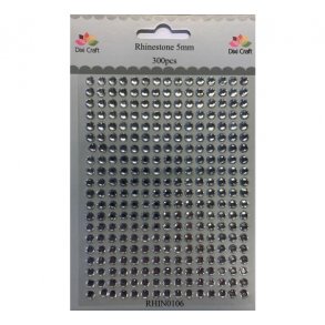 Rhinsten klar 5mm 300stk RHIN0106 