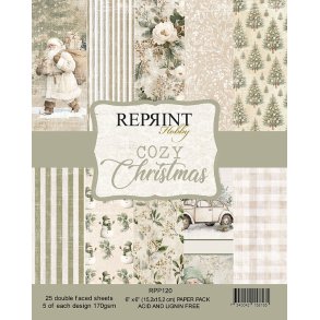 Papir blok Cozy Christmas Collection - 6x6 Reprint