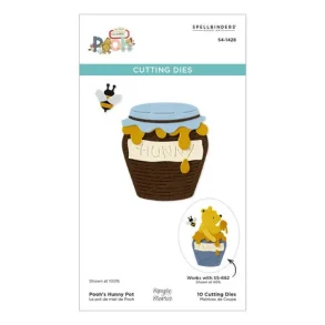 Pooh's Hunny Pot Etched Dies (S4-1428)