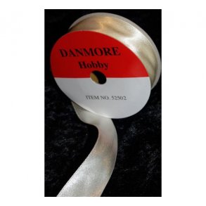 Satinb�nd 25mmx10m Elfenben