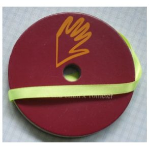 Satinb�nd 3mmx10m lysgr�n