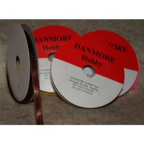 Satinb�nd 3mmx10m M�rk brun