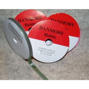 Satinb�nd 3mmx10m Oliven gr�n