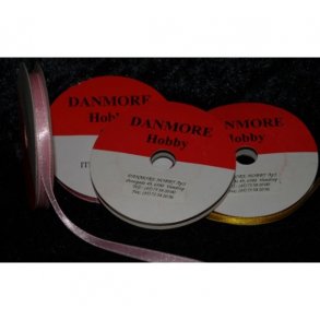 Satinb�nd 3mmx10m Rosa