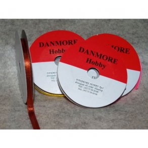 Satinb�nd 3mmx10m Rustfarvet