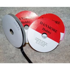 Satinb�nd 3mmx10m Sort