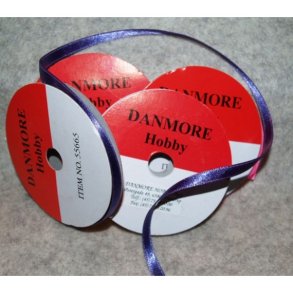 Satinb�nd 6mmx10m Bl�/lilla