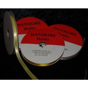 Satinb�nd 6mmx10m Citrongul