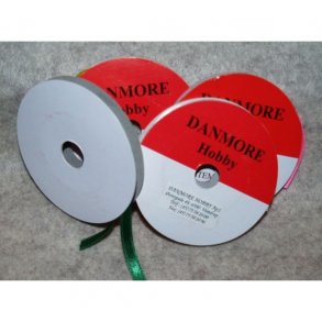 Satinb�nd 6mmx10m Flaskegr�n