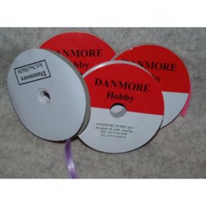 Satinb�nd 6mmx10m Lys lilla