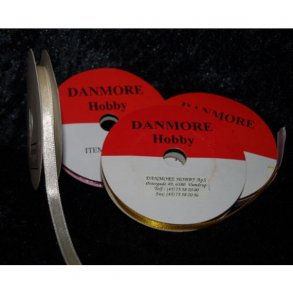 Satinb�nd 6mmx10m r�Hvid