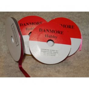 Satinb�nd 6mmx10m Vinr�d