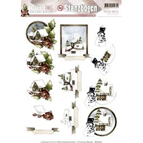 Udstanset 3D CharmingXmas SB10048