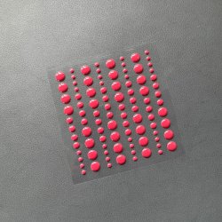 Simple and Basic Enamel Dots "Burgundy - 96 pcs SBA041 