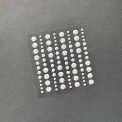 Simple and Basic Enamel Dots "Light Grey - 96 pcs SBA044