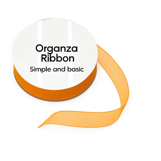 Organza bnd Sennep 8mmx10m SBA404 
