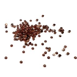 Halvperler 2mm Polished Rose Gold ca. 500stk 