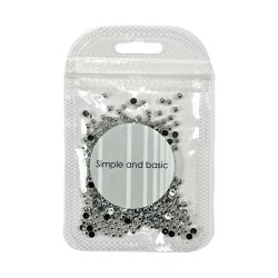 Halvperler 3mm Polished Silver ca. 500stk 