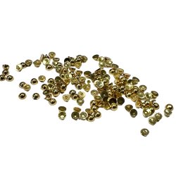 Halvperler 3mm Polished Gold ca. 500stk 