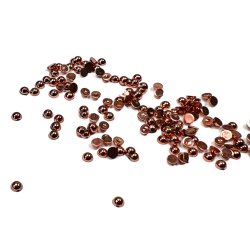 Halvperler 3mm Polished Rose Gold ca. 500stk 