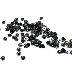 Halvperler 4mm Antique Silver ca. 500stk 