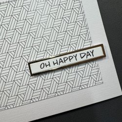 Akrylstempel Oh happy day A7 SBC195 Simple and Basic