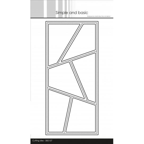 Die SBD157 Slimcard Wonky windows Simple and Basic