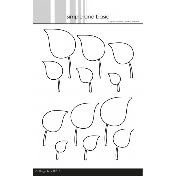 Die SBD161 Leaves - solid Simple and Basic