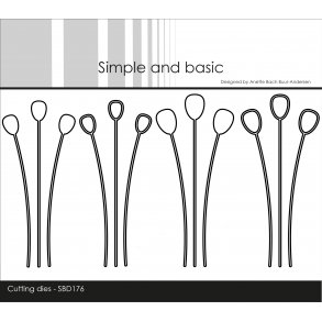 Die SBD176 Decorative Drop Branches