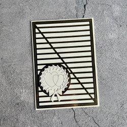 Simple and Basic Die A6 cover die w/rounds window SBD364 