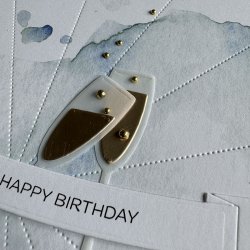 Die Champagne Bottle SBD463 Simple and basic 