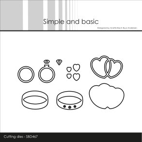 Die Wedding accessories SBD467 Simple and basic 