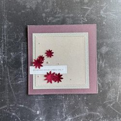 Die Combi Striped Frames Square SBD491 Simple and basic