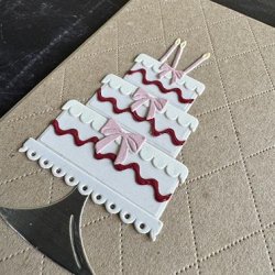 Die Birtheday Cake SBD497 Simple and basic 