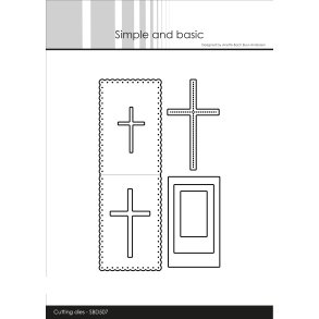 Die Flag with lace border SBD507 Simple and Basic 