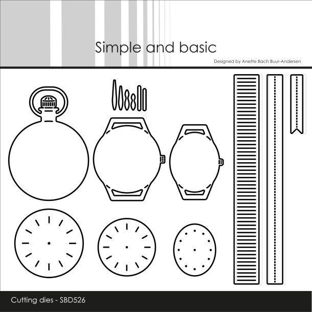Die Wristwatches and pocketwatch SBD526 