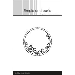 Die Window with foilage SBD532 