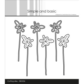 Die Funky Flowers #2 SBD536 Simple and basic D15