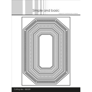 Die Misc Edged Borders A6 SBD539 Simple and basic 